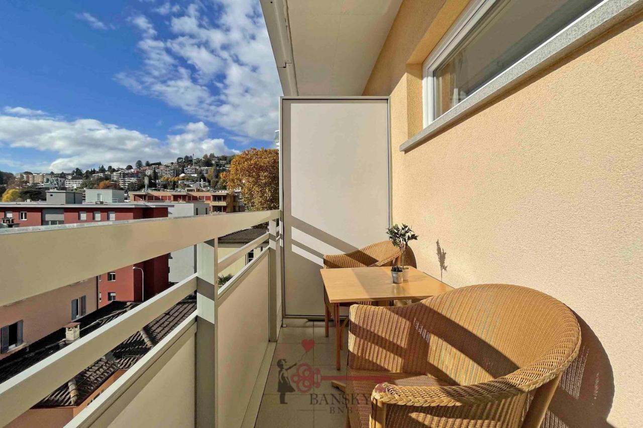 Modern Boho Style Suite In Lugano City -By Easylife Swiss Exteriér fotografie